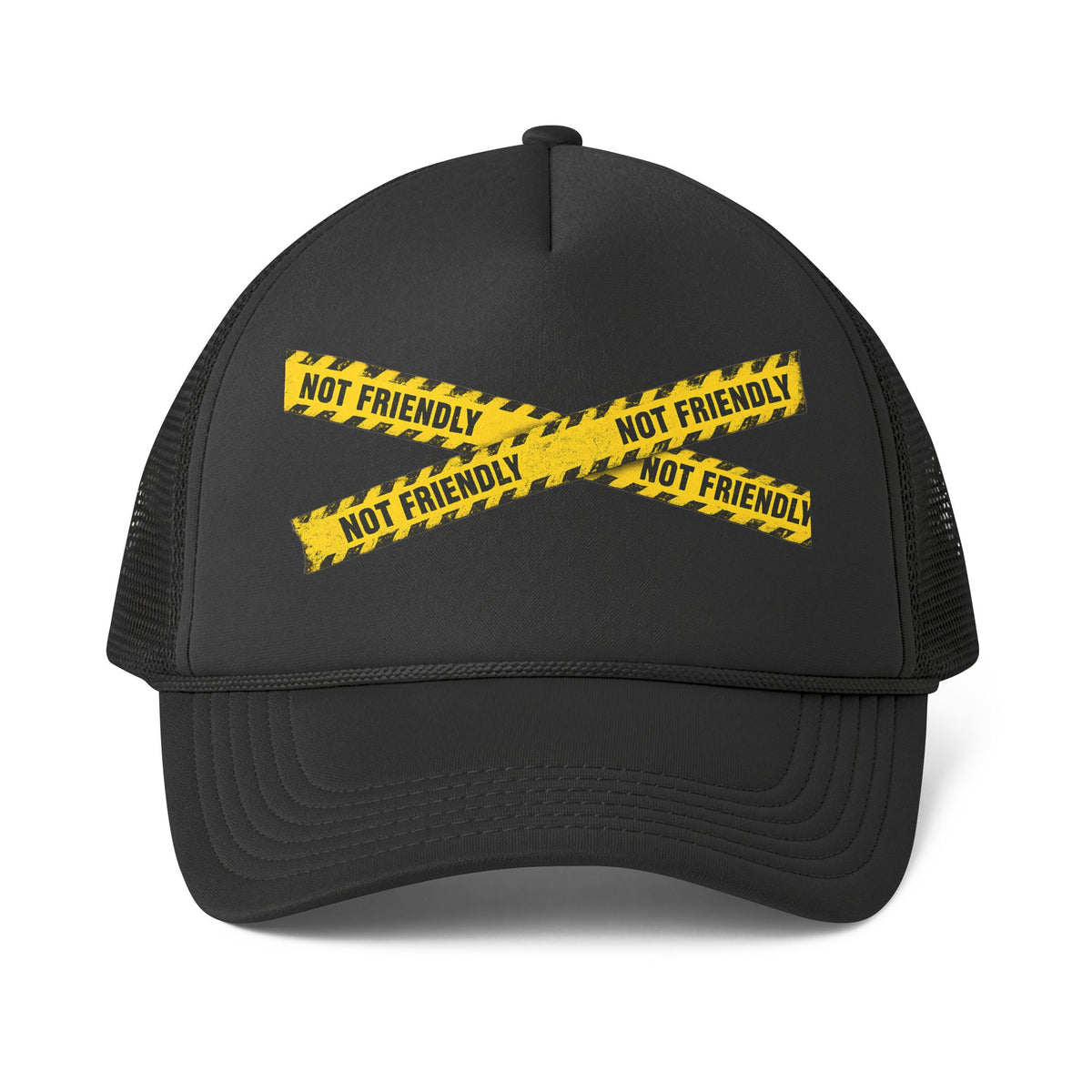 Not Friendly Foam Trucker Hat | Classic Mesh Snapback