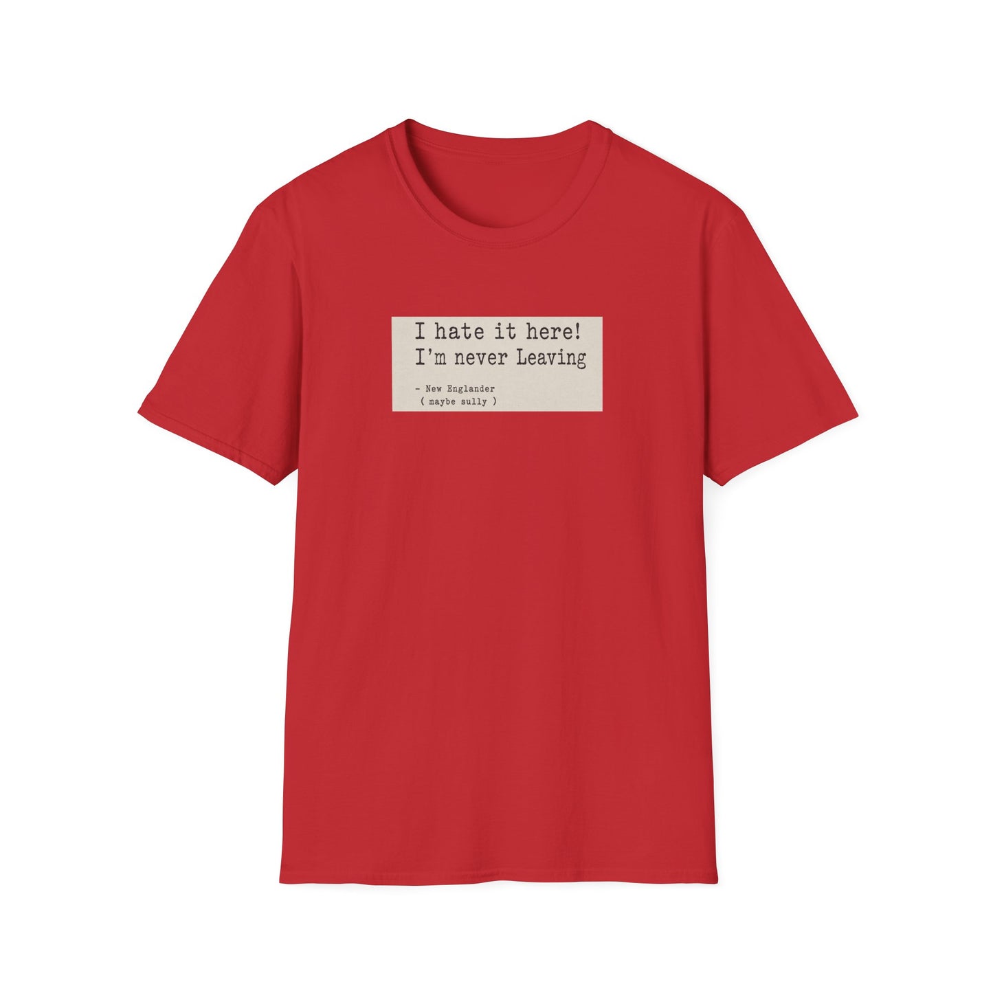 I Hate It Here. I'm Never Leaving. | New England Weather T-Shirt