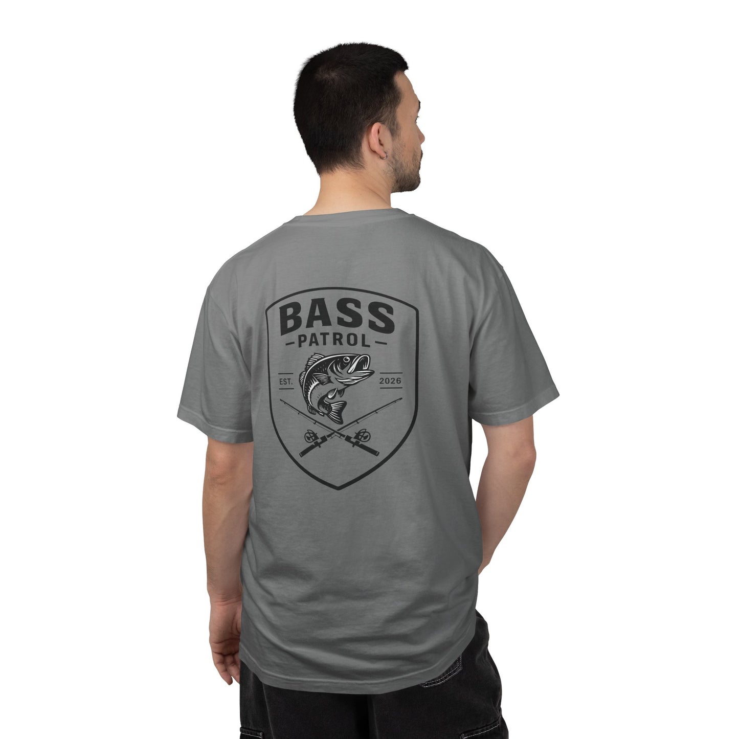 Bass Patrol Fishing Badge T-Shirt | Bass Fishing Shirt