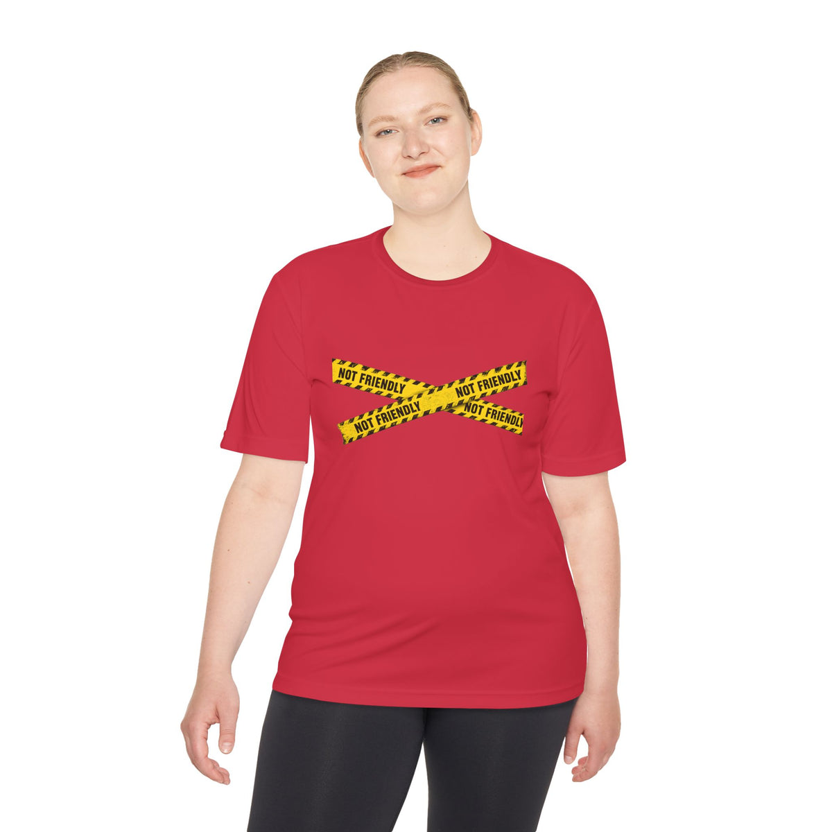 Not Friendly Performance T-Shirt | Moisture-Wicking Graphic Tee
