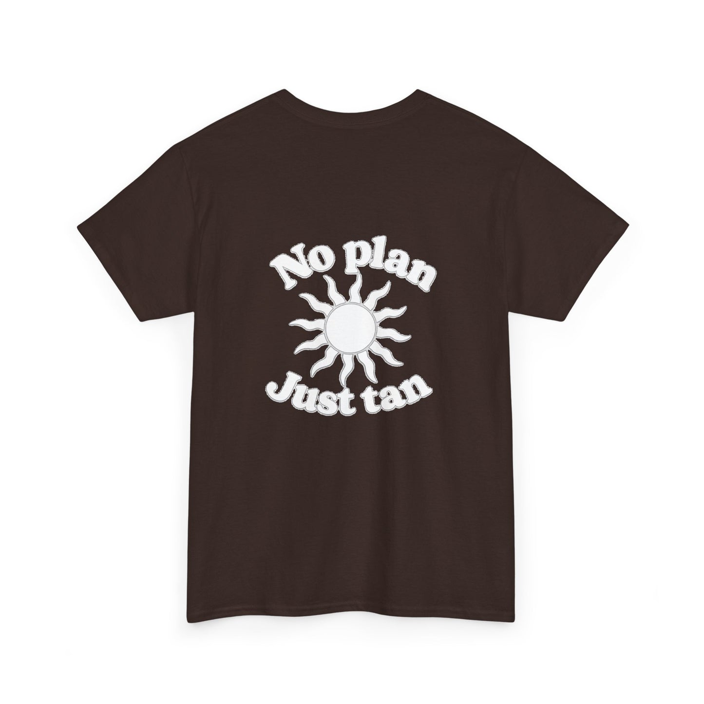 No Plan. Just Tan. | Beach & Lake Life Graphic T-Shirt