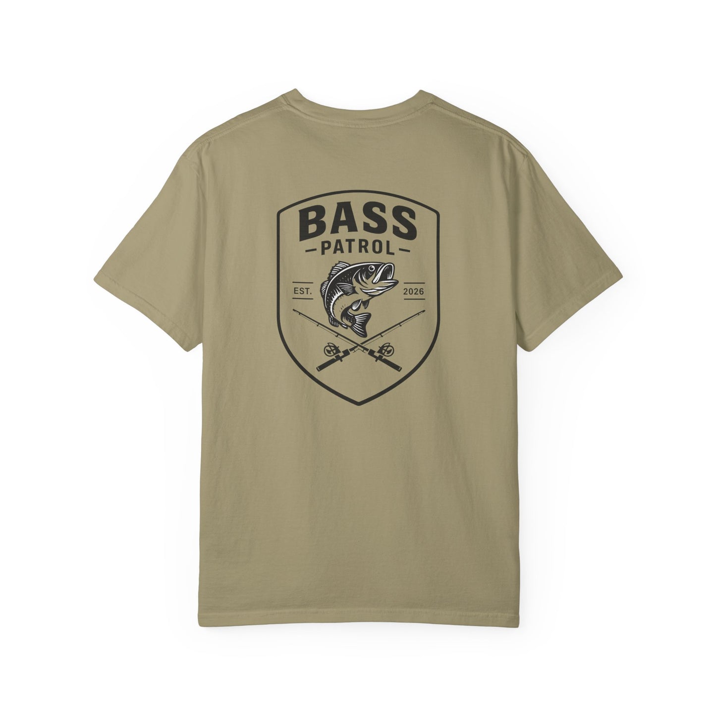 Bass Patrol Fishing Badge T-shirt | Bass Fishing Shirt, Angler Tee