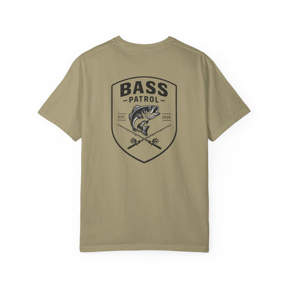 Bass Patrol Fishing Badge T-Shirt | Bass Fishing Shirt