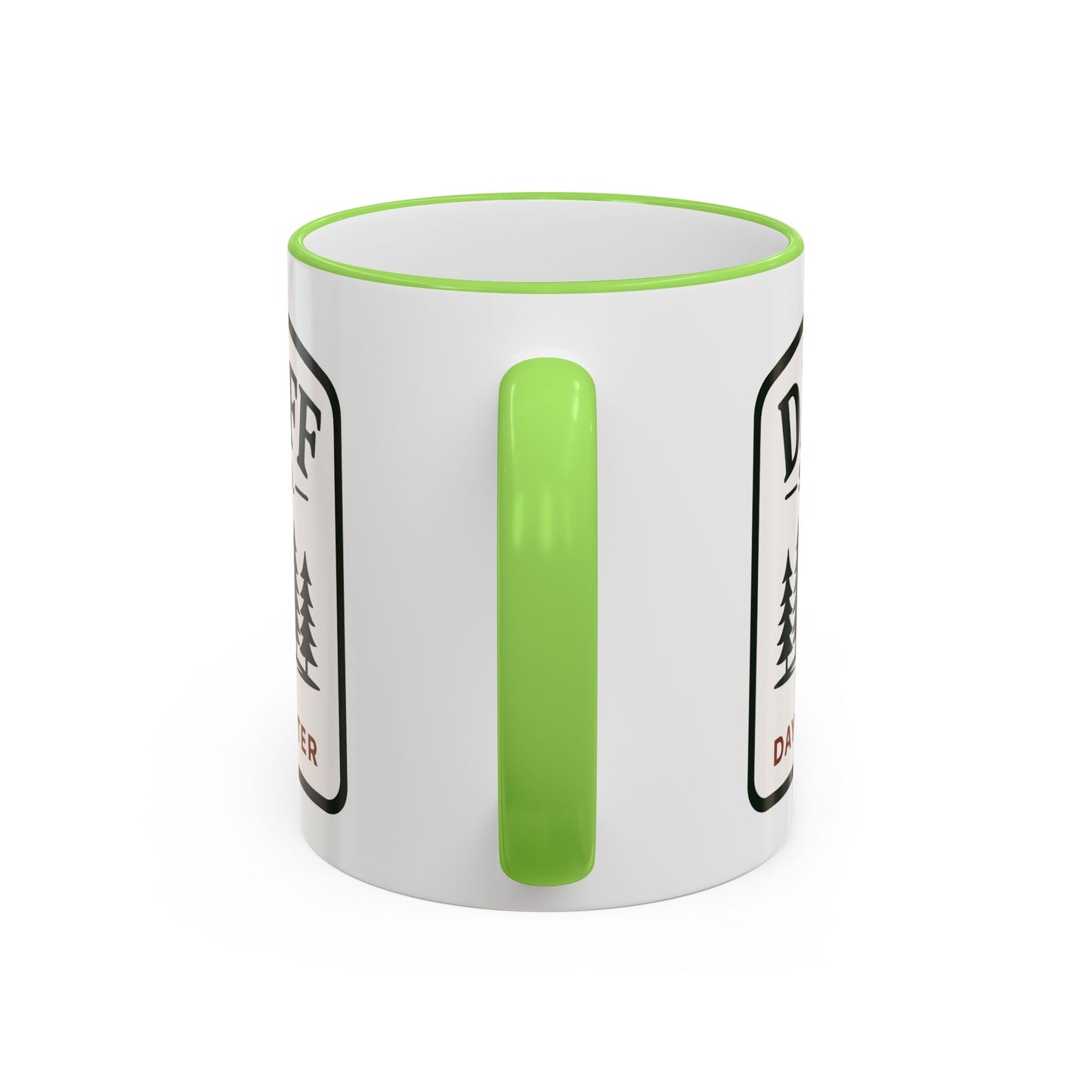 Day Off Supply Co. Accent Coffee Mug | Logo Campfire Mug (11oz & 15oz)