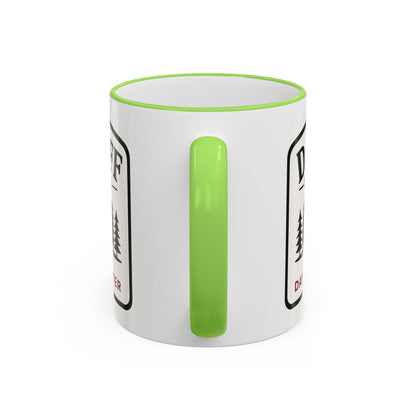Day Off Supply Co. Accent Coffee Mug | Logo Campfire Mug (11oz & 15oz)