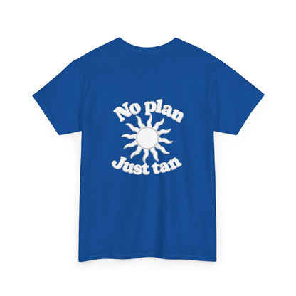 No Plan. Just Tan. | Beach & Lake Life Graphic T-Shirt
