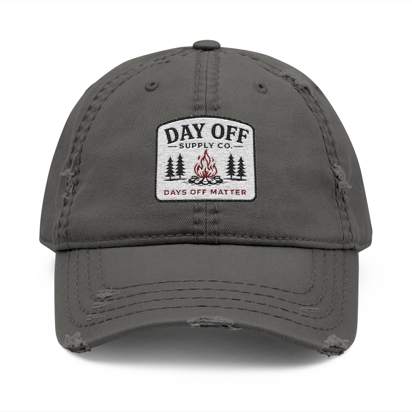 Day Off Supply Co. Distressed Dad Hat | Embroidered Vintage Cap