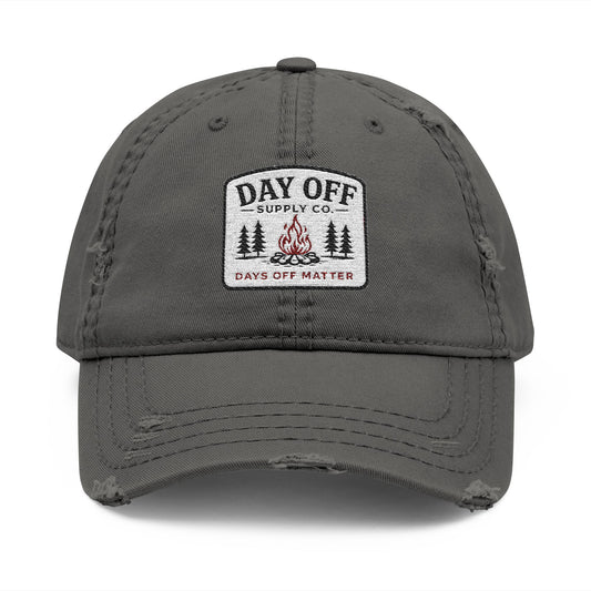 Day Off Supply Co. Distressed Dad Hat | Embroidered Vintage Cap