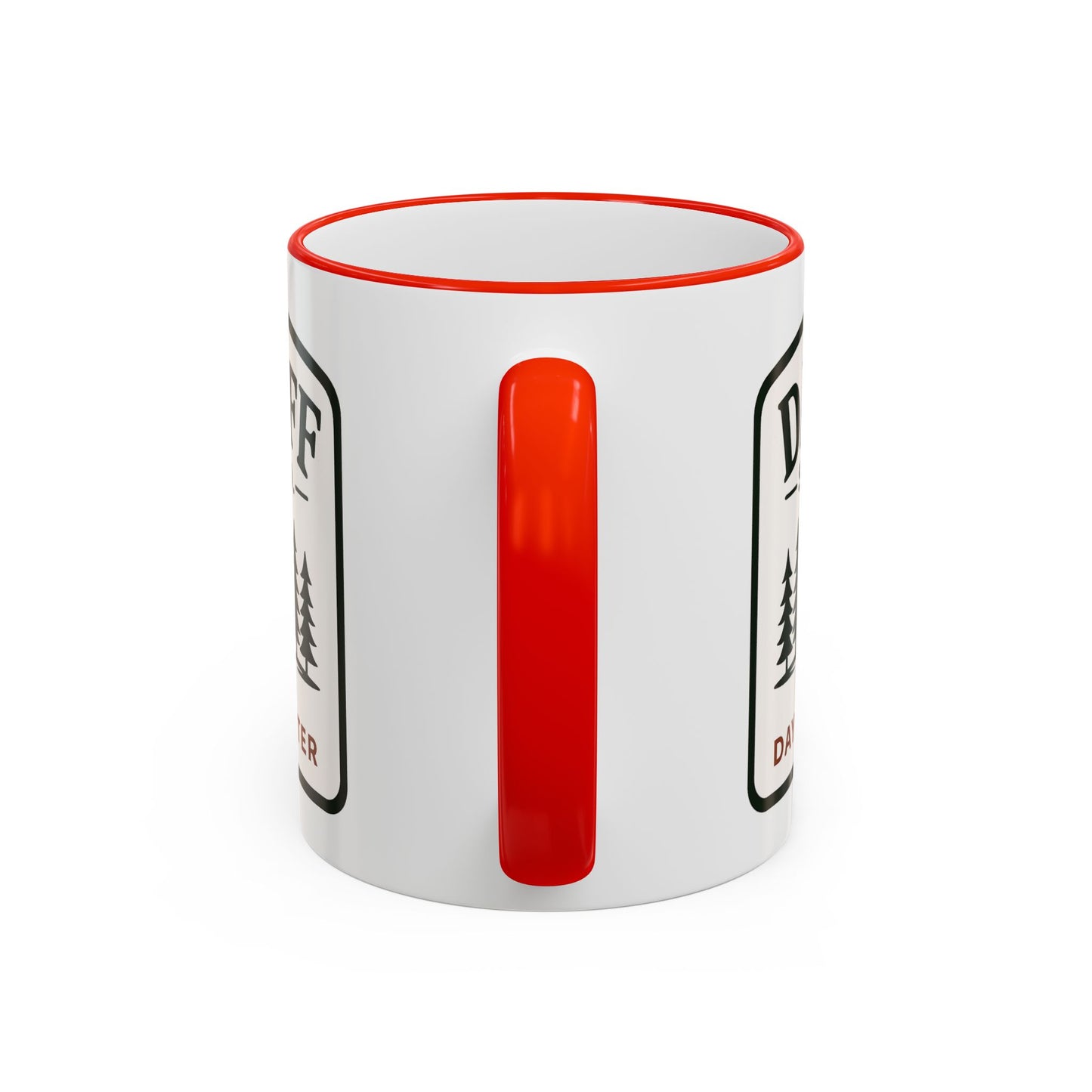 Day Off Supply Co. Accent Coffee Mug | Logo Campfire Mug (11oz & 15oz)