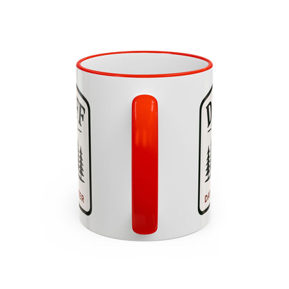Day Off Supply Co. Accent Coffee Mug | Logo Campfire Mug (11oz & 15oz)