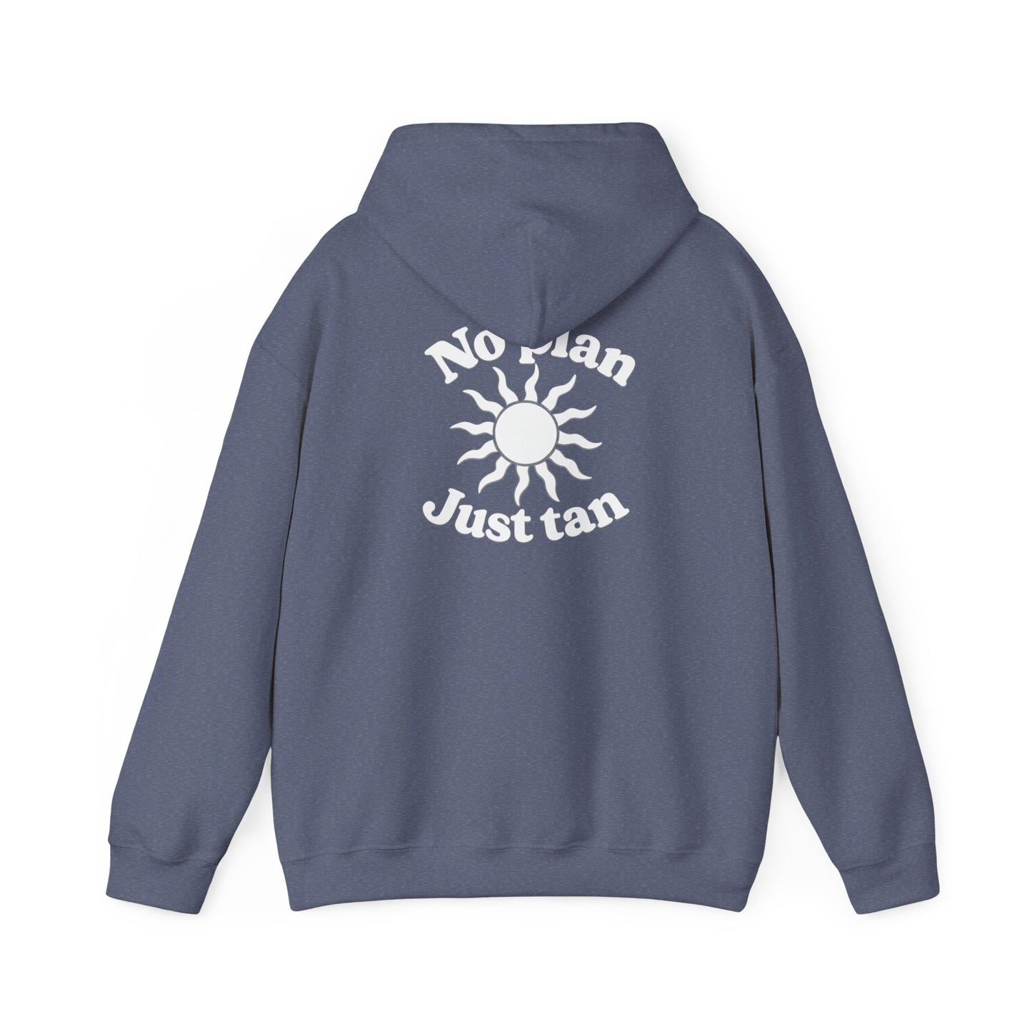 No Plans. Just Tan. Hoodie | Beach Graphic Pullover Hoodie