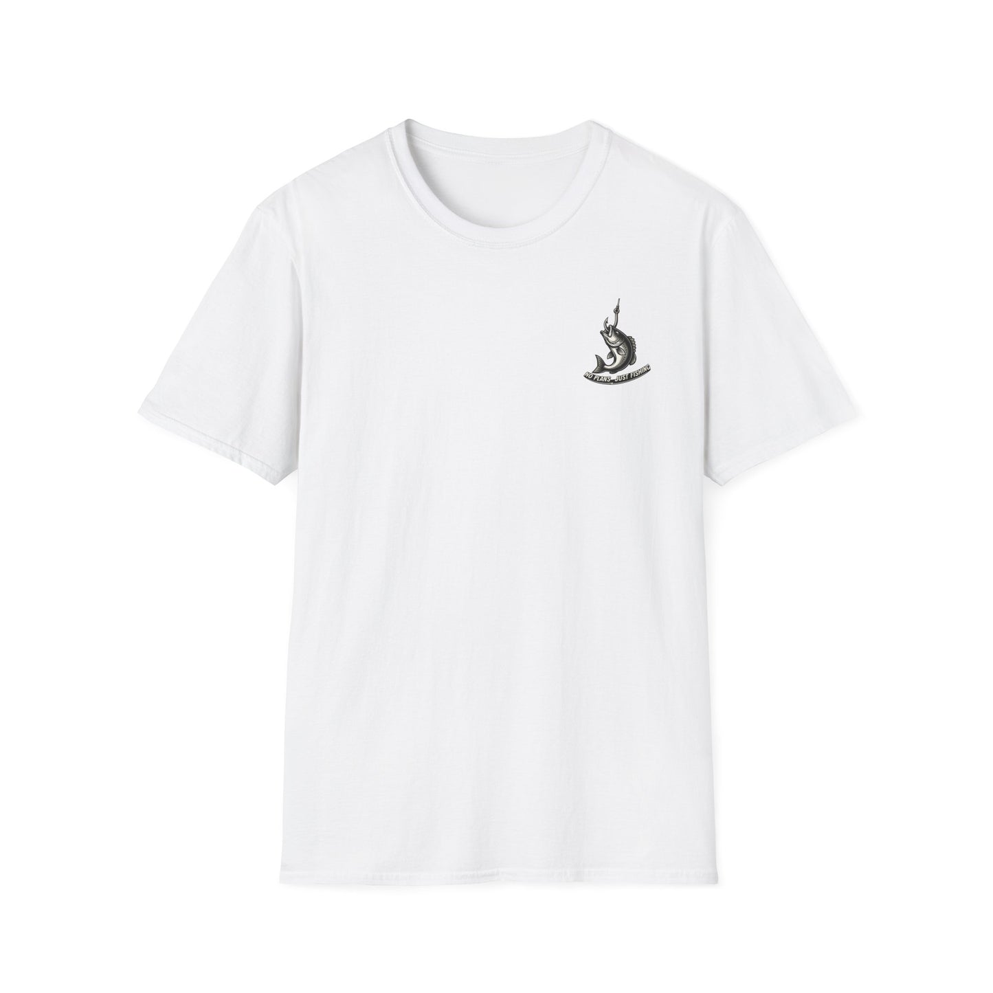 No Plans. Just Fishing. T-Shirt | Chest Logo Edition