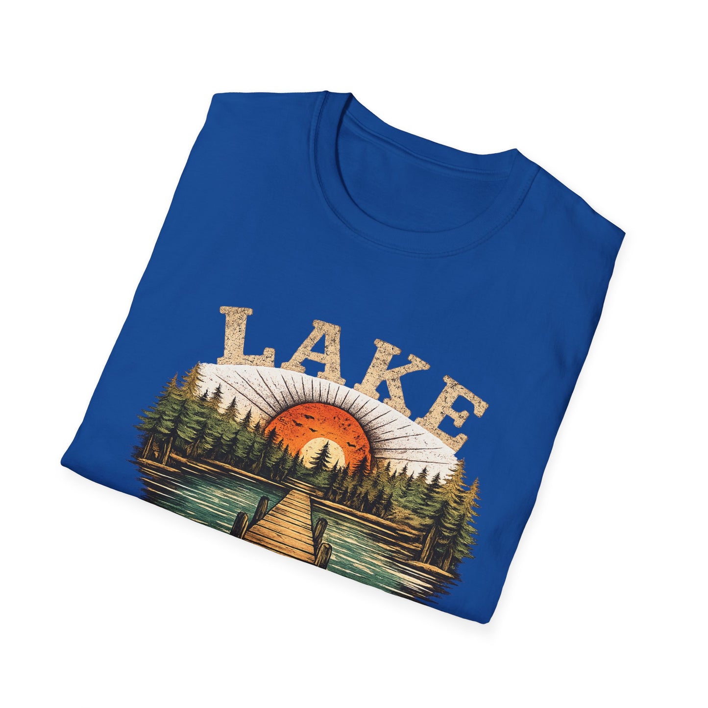 Lake Sunrise Graphic T-Shirt | Vintage Lake Life Tee