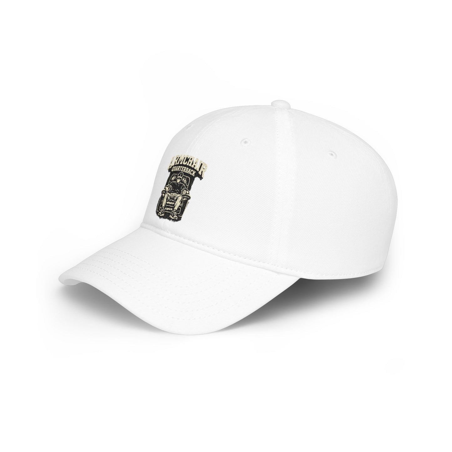 Armchair Quarterback Low Profile Baseball Cap | Football Fan Hat