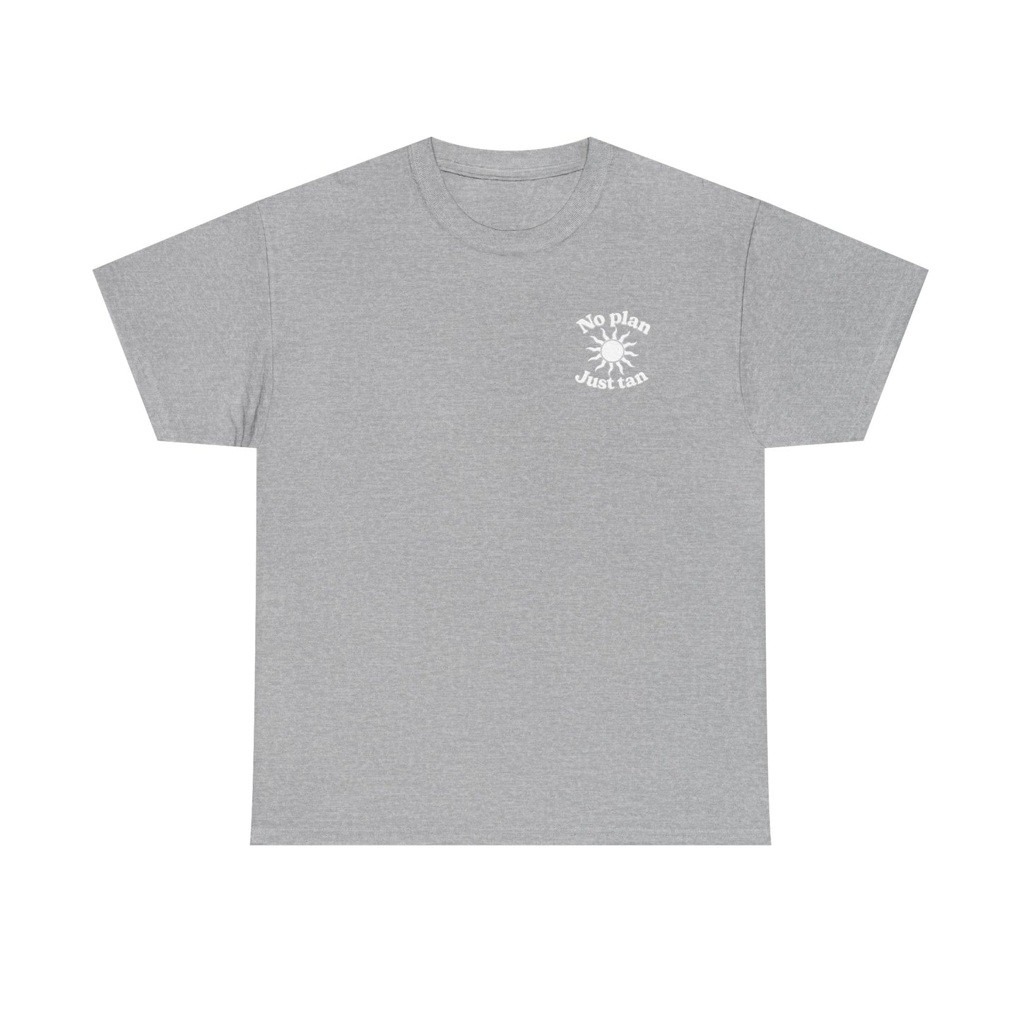 No Plan. Just Tan. | Beach & Lake Life Graphic T-Shirt