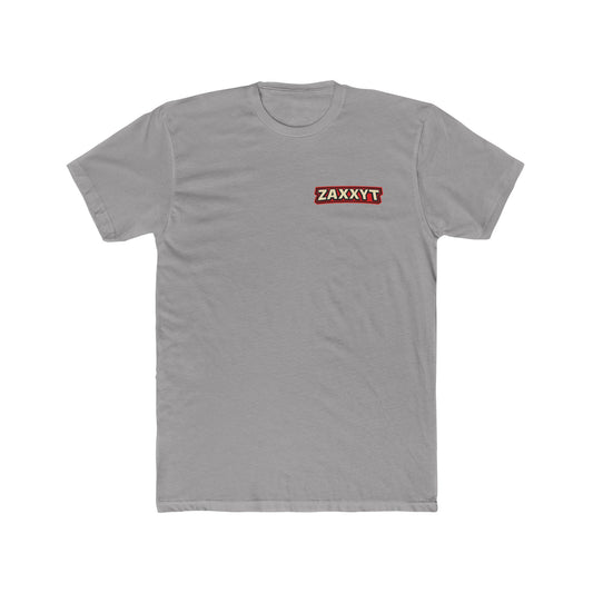Zaxxyt Gamer Logo T-Shirt | Cartoon Avatar Back Print