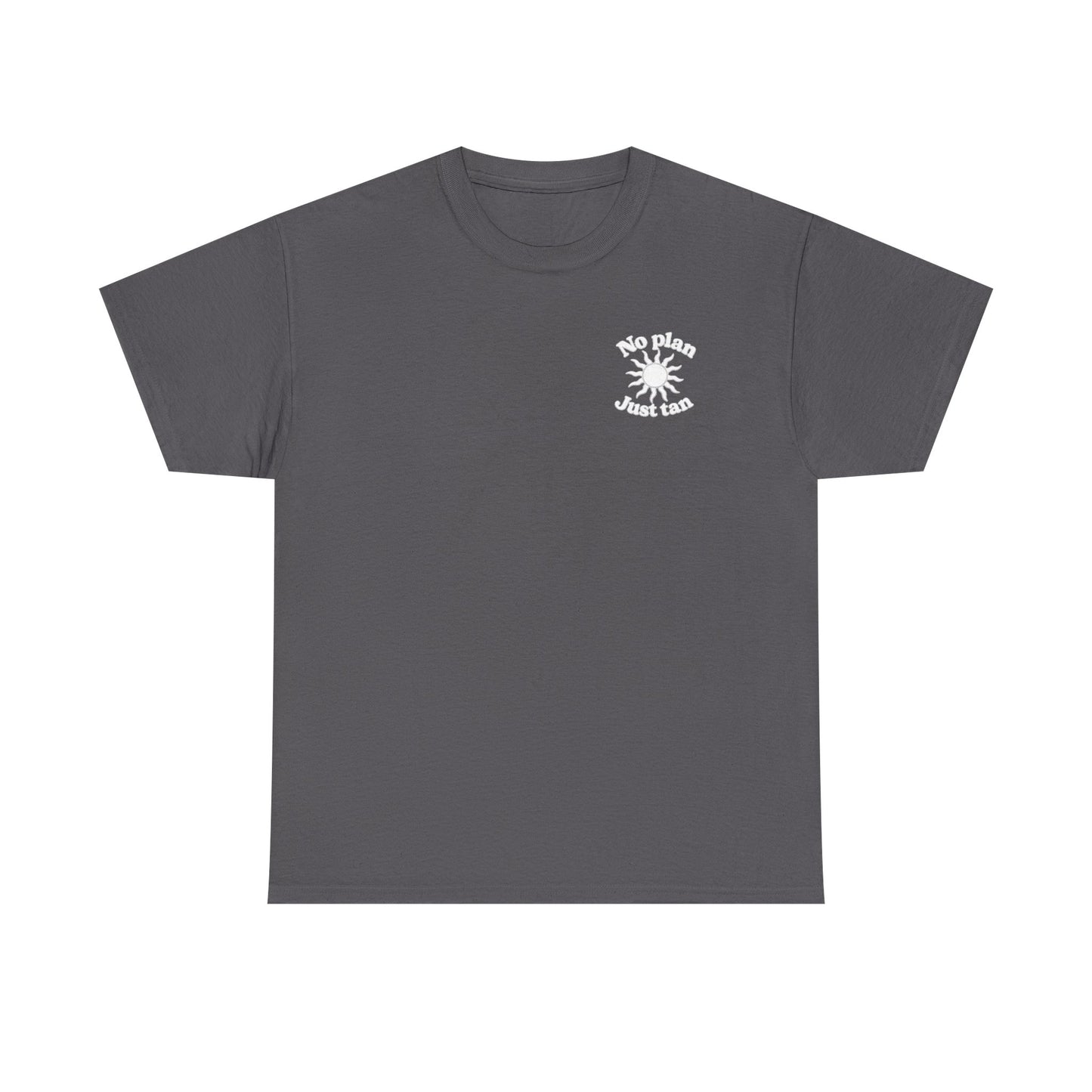 No Plan. Just Tan. | Beach & Lake Life Graphic T-Shirt