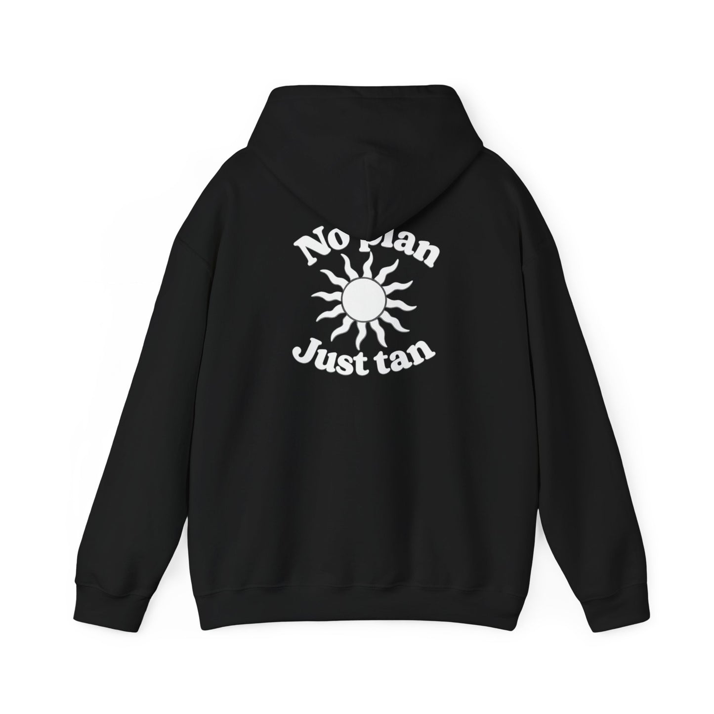 No Plans. Just Tan. Hoodie | Beach Graphic Pullover Hoodie