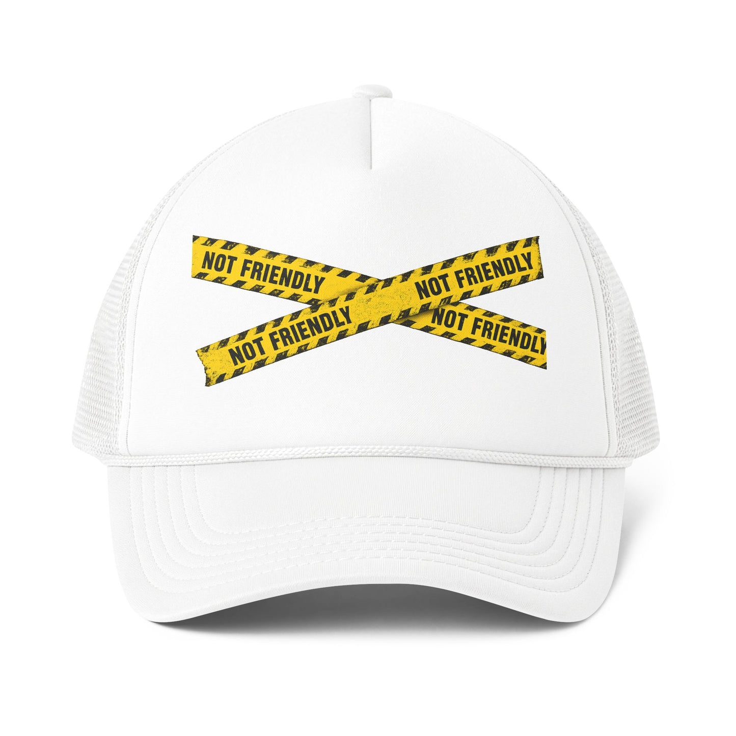 Not Friendly Foam Trucker Hat | Classic Mesh Snapback