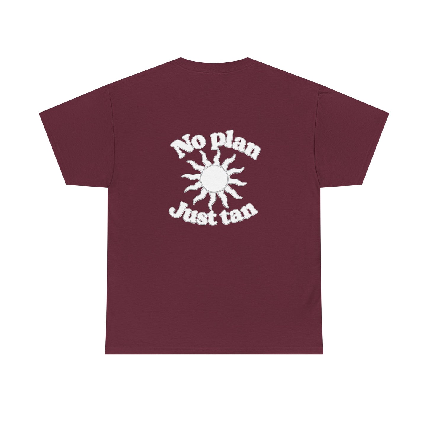 No Plan. Just Tan. | Beach & Lake Life Graphic T-Shirt