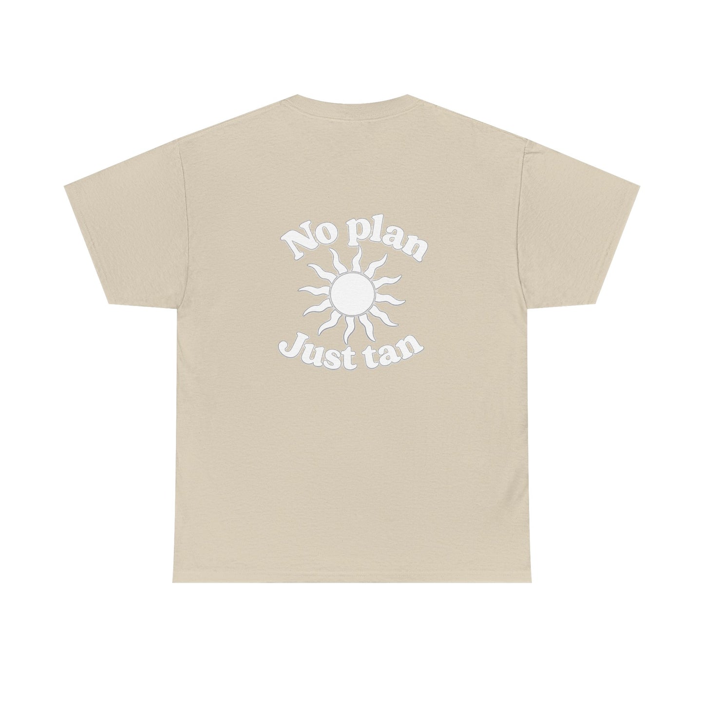 No Plan. Just Tan. | Beach & Lake Life Graphic T-Shirt