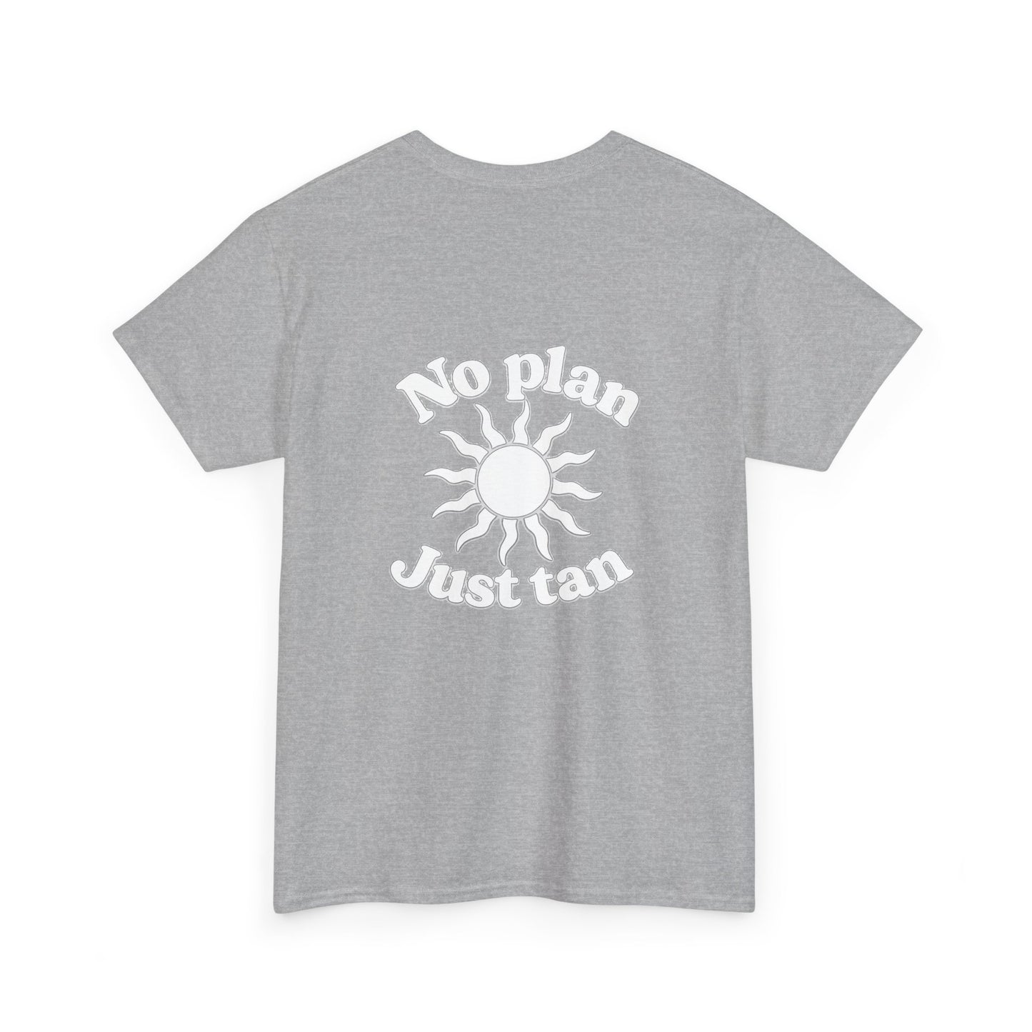 No Plan. Just Tan. | Beach & Lake Life Graphic T-Shirt
