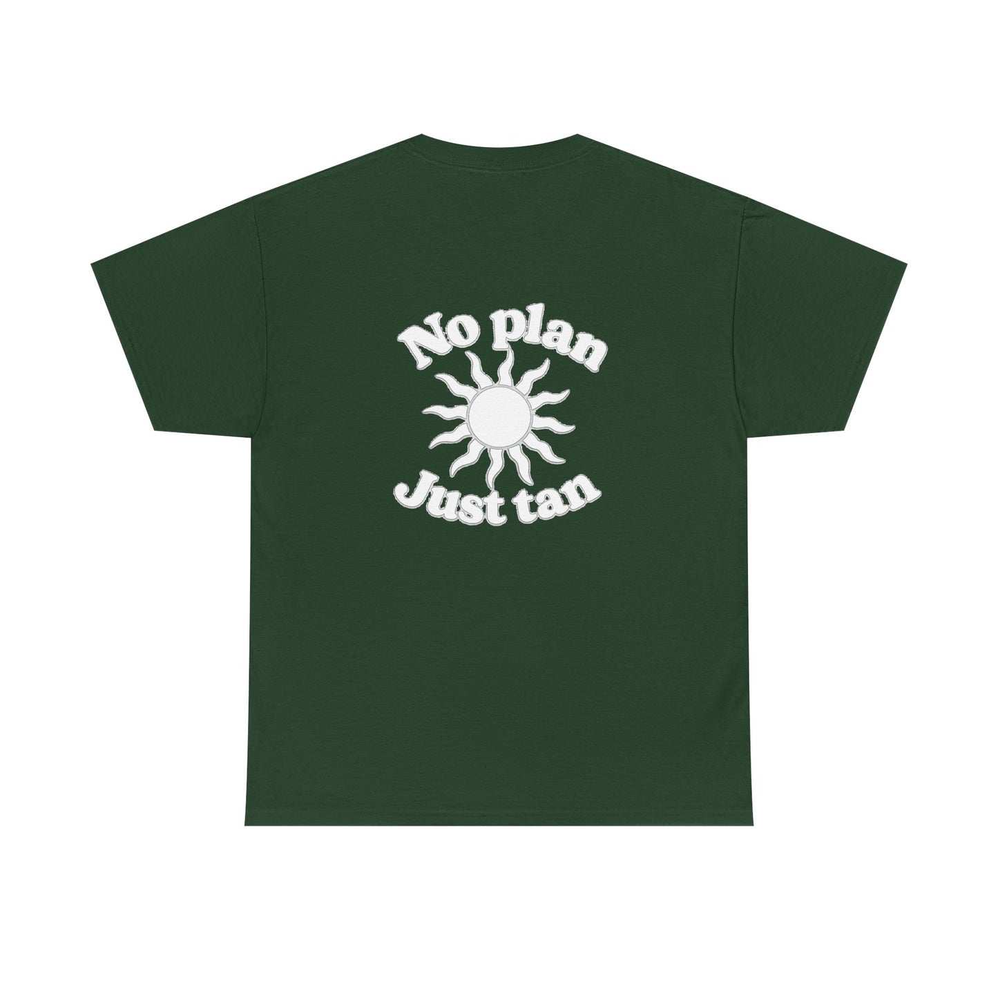 No Plan. Just Tan. | Beach & Lake Life Graphic T-Shirt