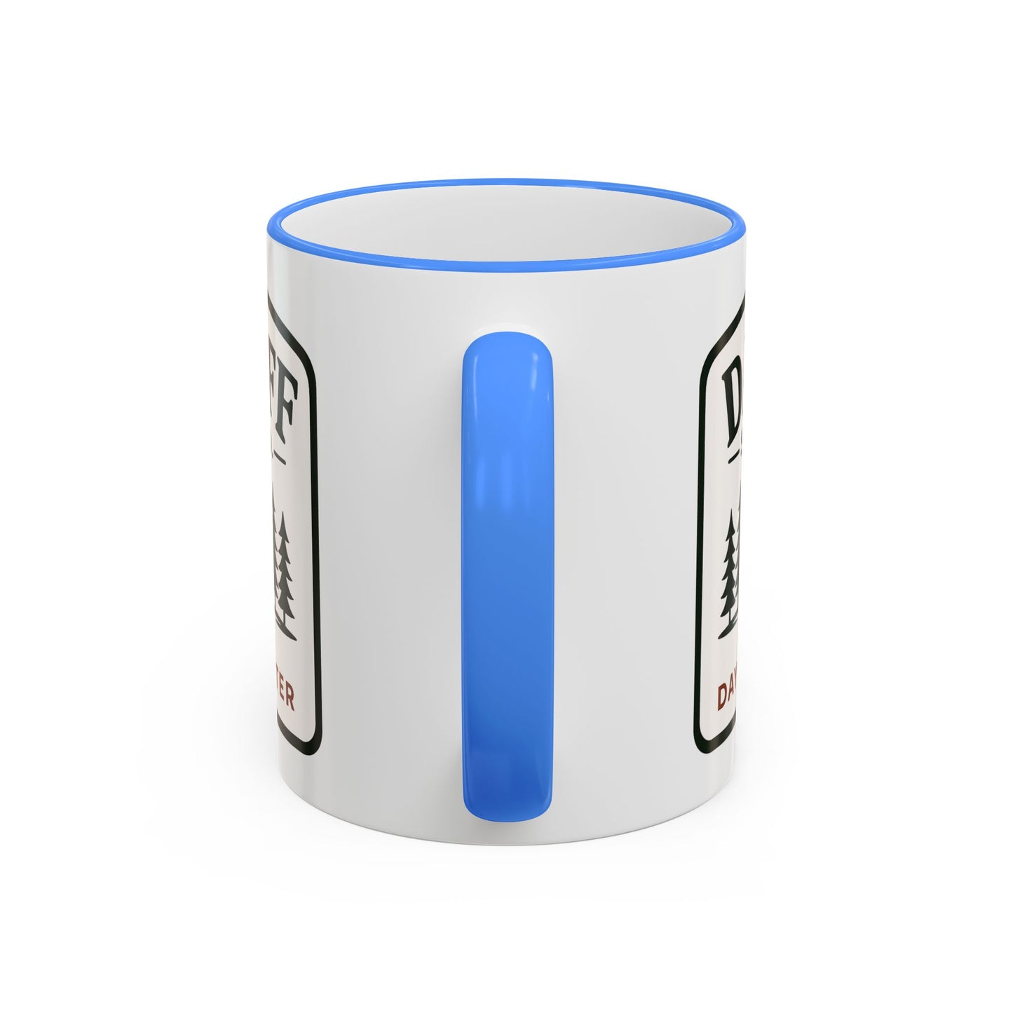 Day Off Supply Co. Accent Coffee Mug | Logo Campfire Mug (11oz & 15oz)