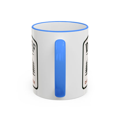 Day Off Supply Co. Accent Coffee Mug | Logo Campfire Mug (11oz & 15oz)