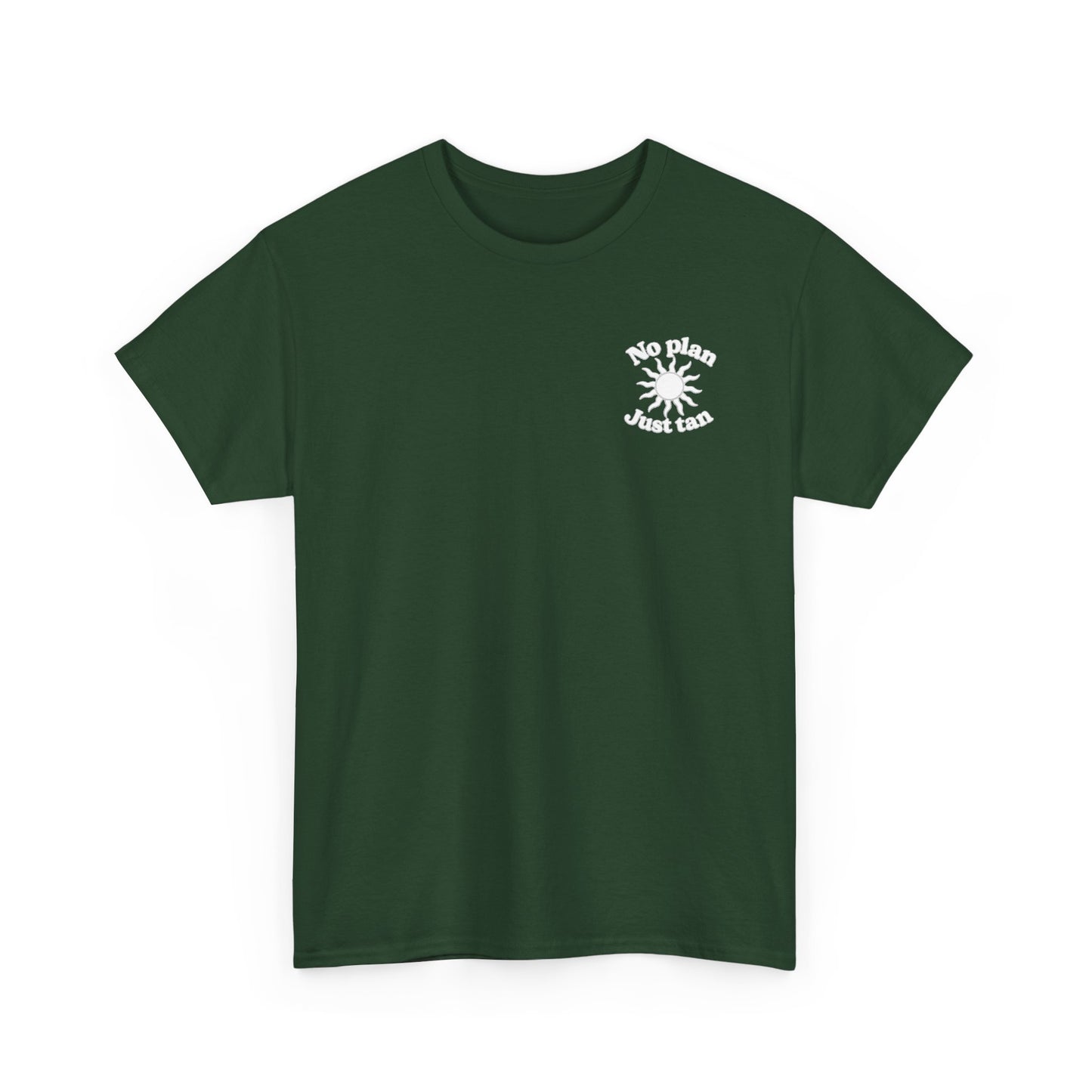 No Plan. Just Tan. | Beach & Lake Life Graphic T-Shirt