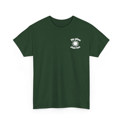No Plan. Just Tan. | Beach & Lake Life Graphic T-Shirt
