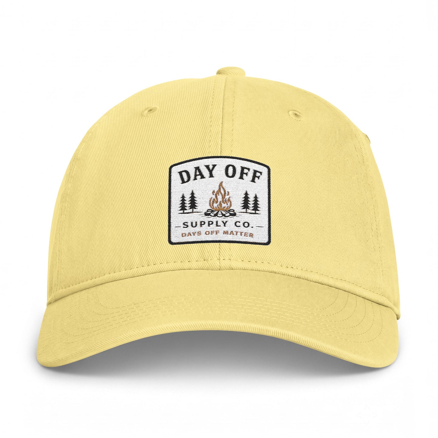Day Off Campfire Hat — Washed Coastal Baseball Cap