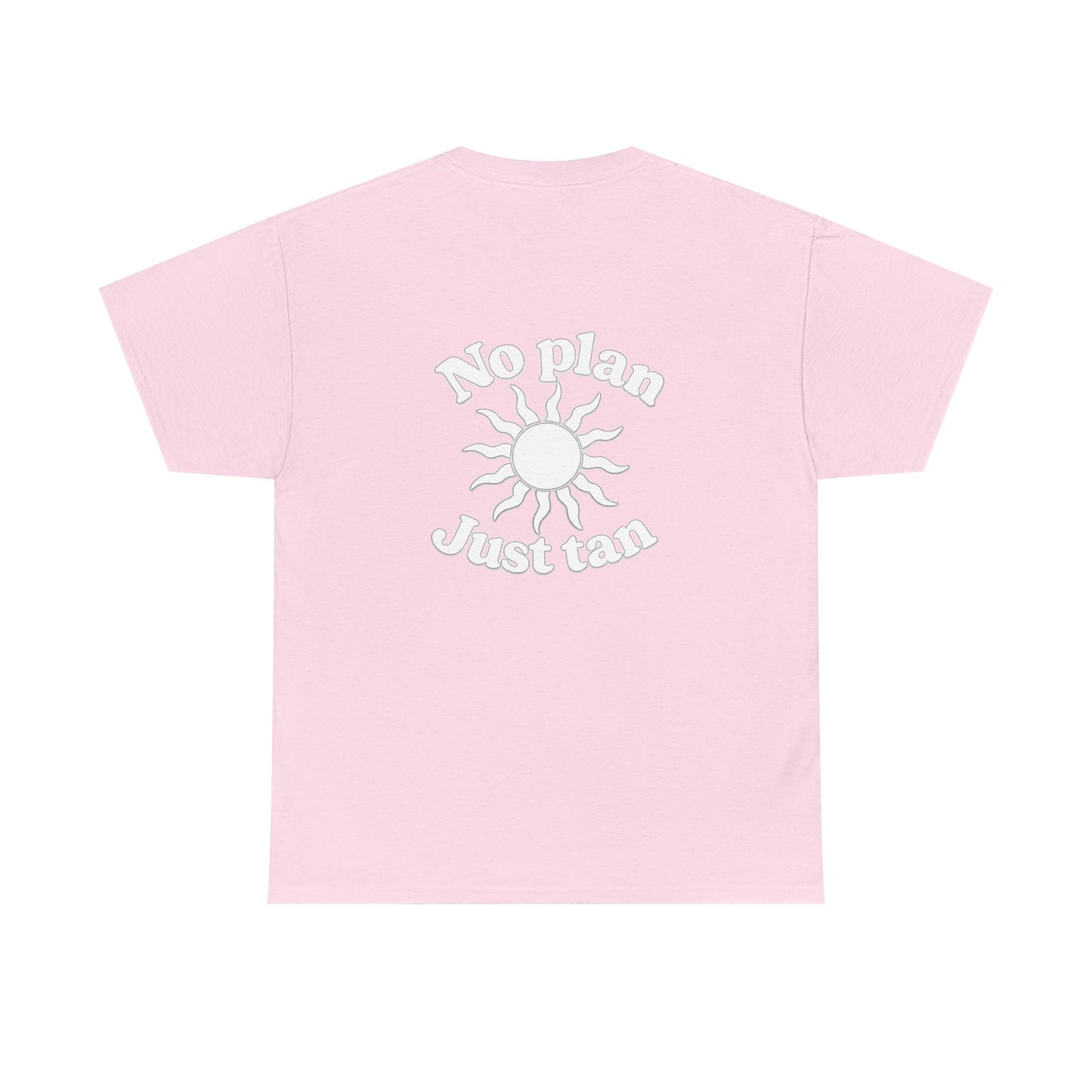 No Plan. Just Tan. | Beach & Lake Life Graphic T-Shirt