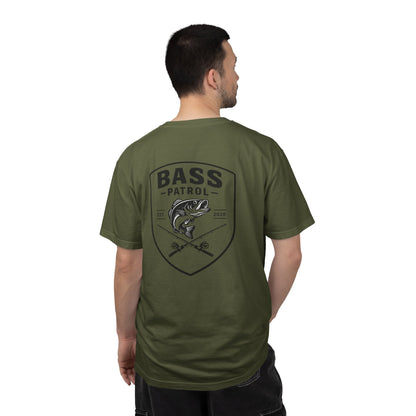 Bass Patrol Fishing Badge T-Shirt | Bass Fishing Shirt