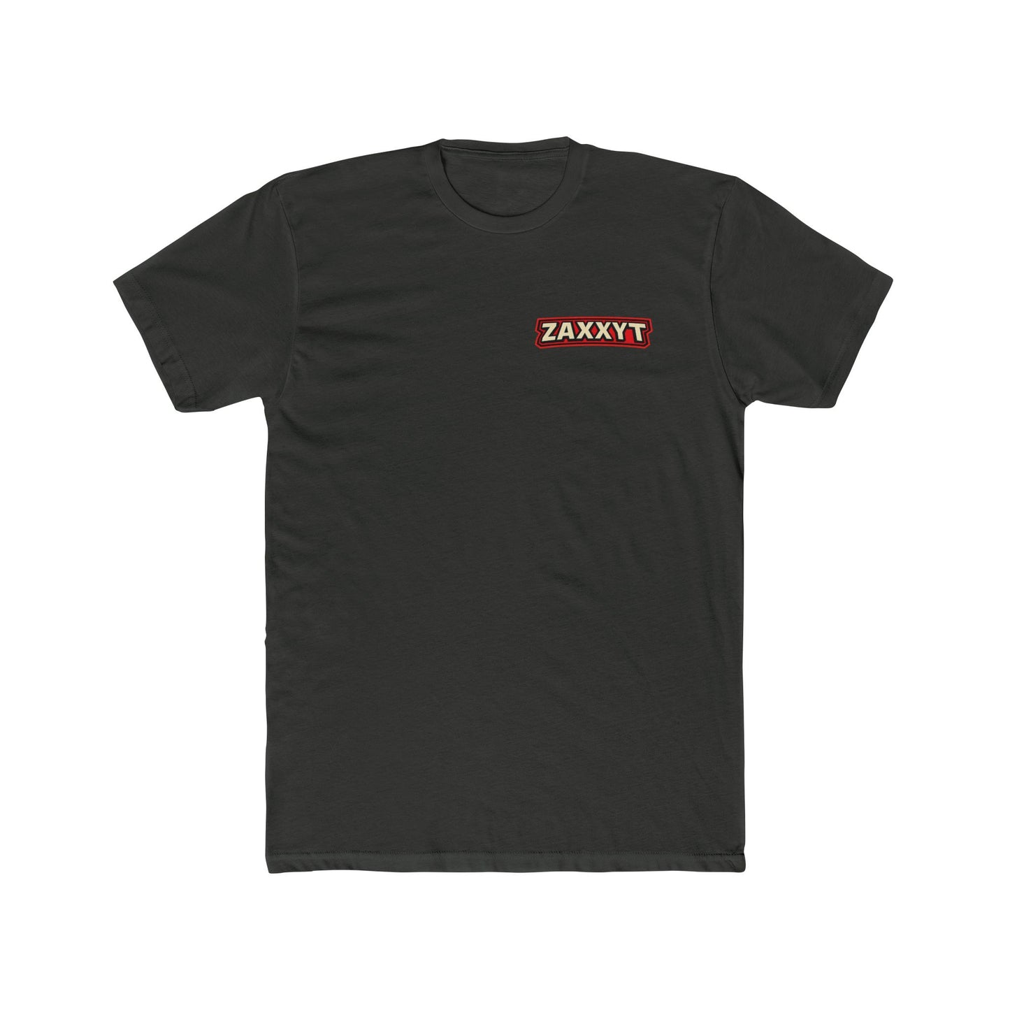 Zaxxyt Gamer Logo T-Shirt | Cartoon Avatar Back Print