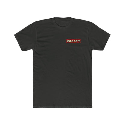 Zaxxyt Gamer Logo T-Shirt | Cartoon Avatar Back Print