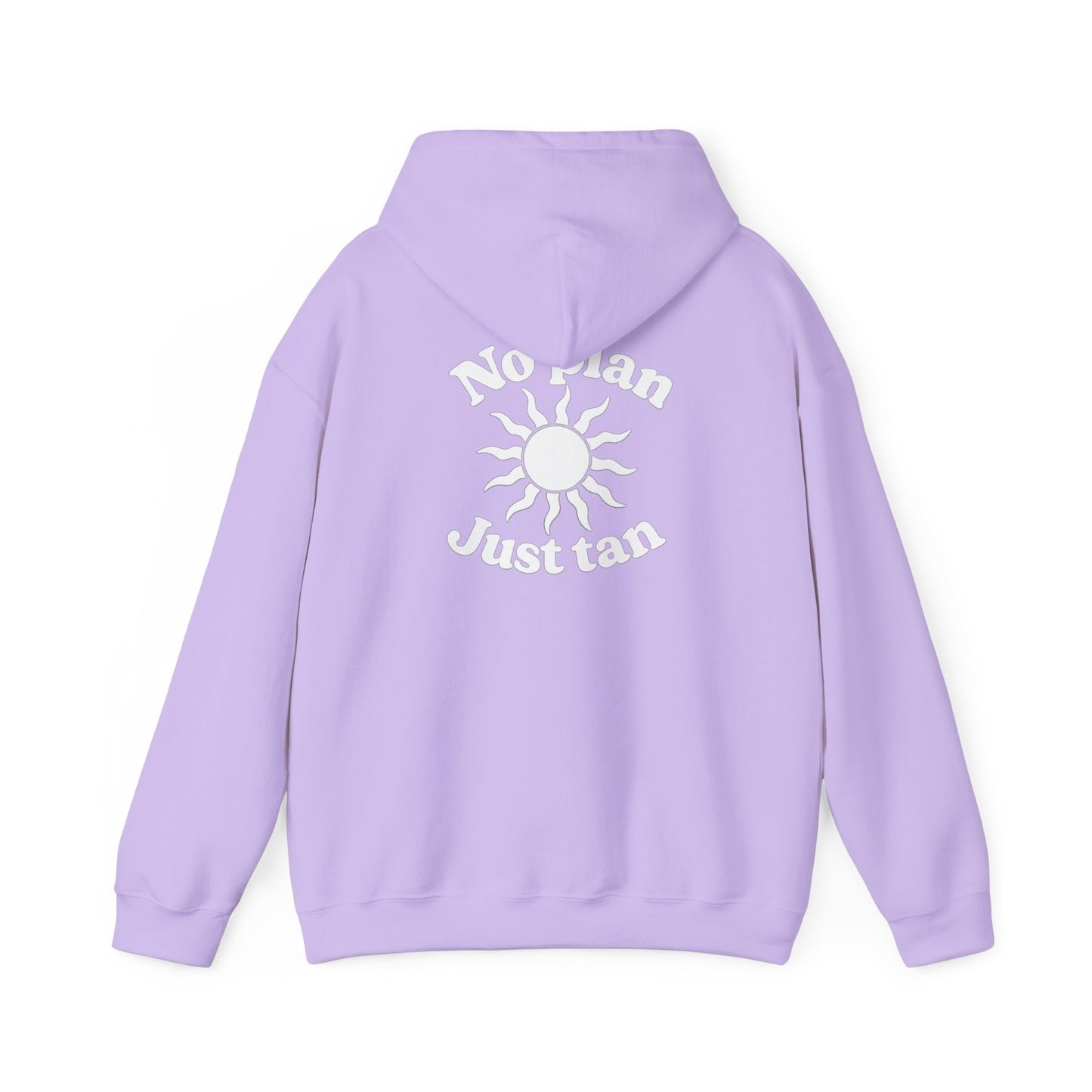 No Plans. Just Tan. Hoodie | Beach Graphic Pullover Hoodie