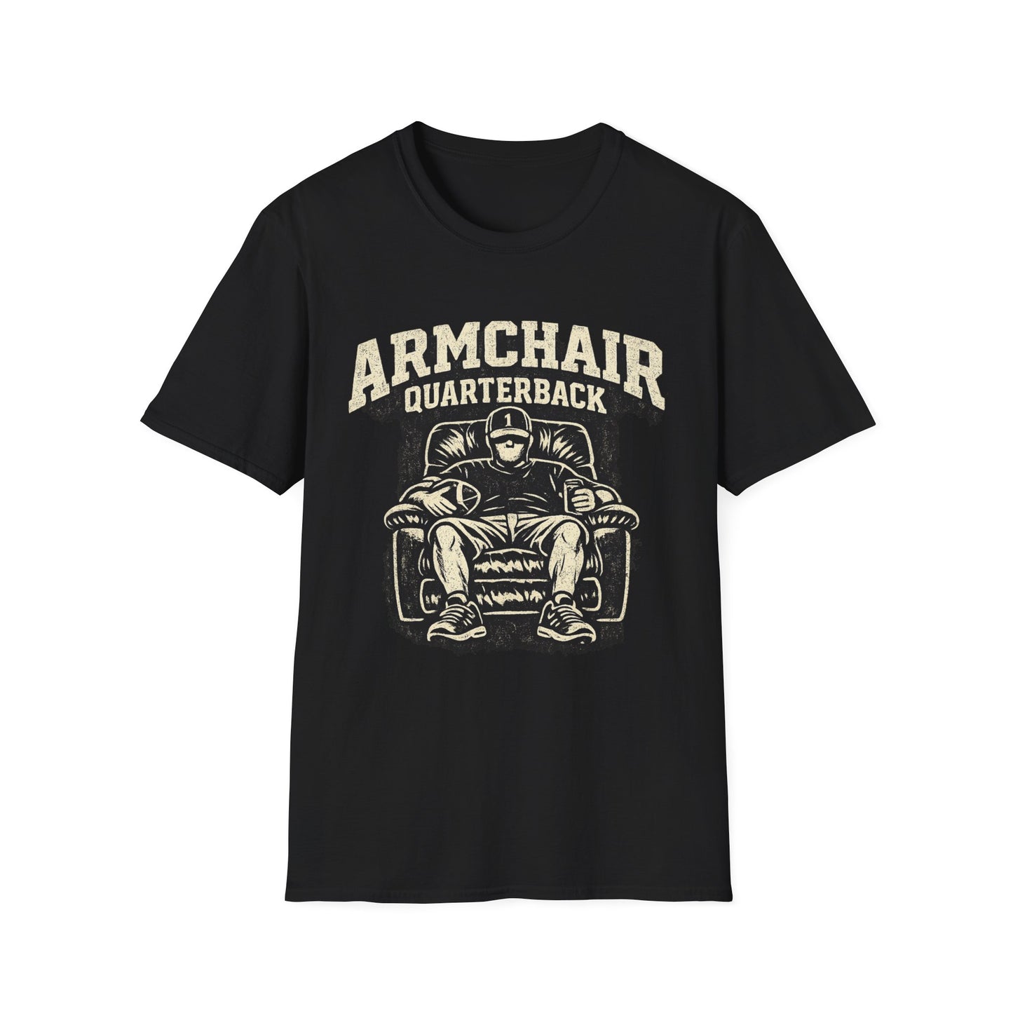 Armchair Quarterback T-Shirt | Funny Football Fan Graphic Tee