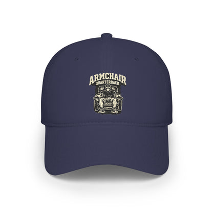 Armchair Quarterback Low Profile Baseball Cap | Football Fan Hat