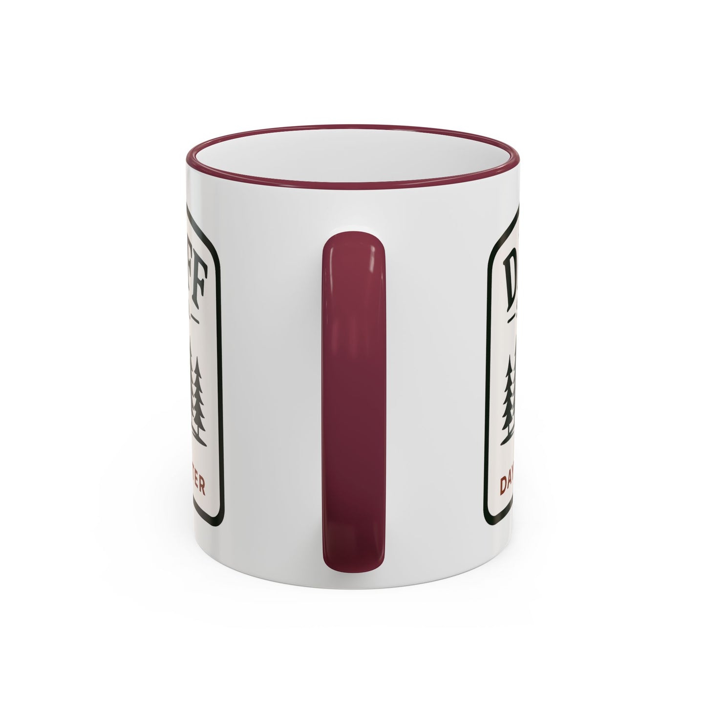 Day Off Supply Co. Accent Coffee Mug | Logo Campfire Mug (11oz & 15oz)
