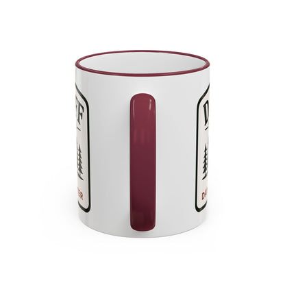 Day Off Supply Co. Accent Coffee Mug | Logo Campfire Mug (11oz & 15oz)