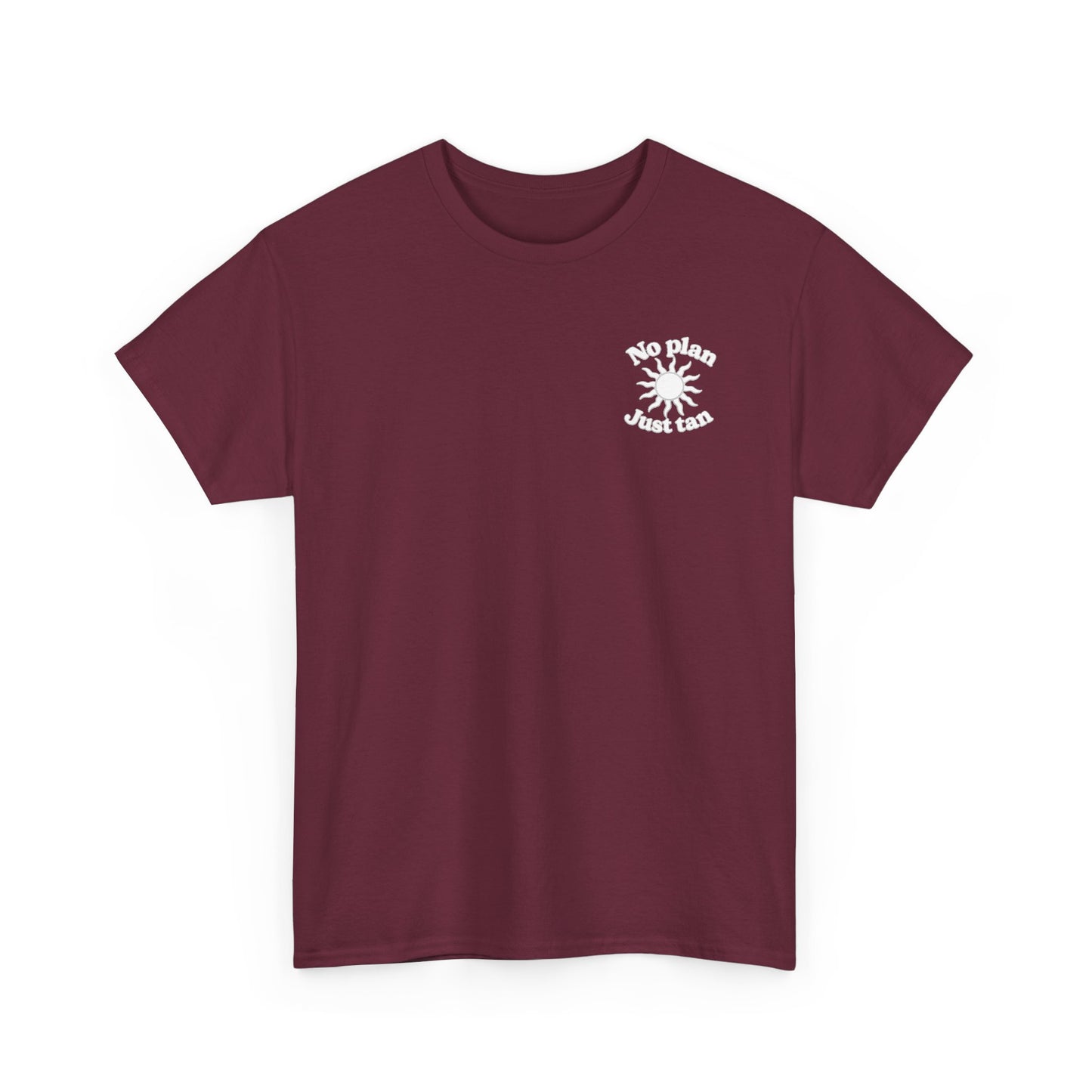 No Plan. Just Tan. | Beach & Lake Life Graphic T-Shirt