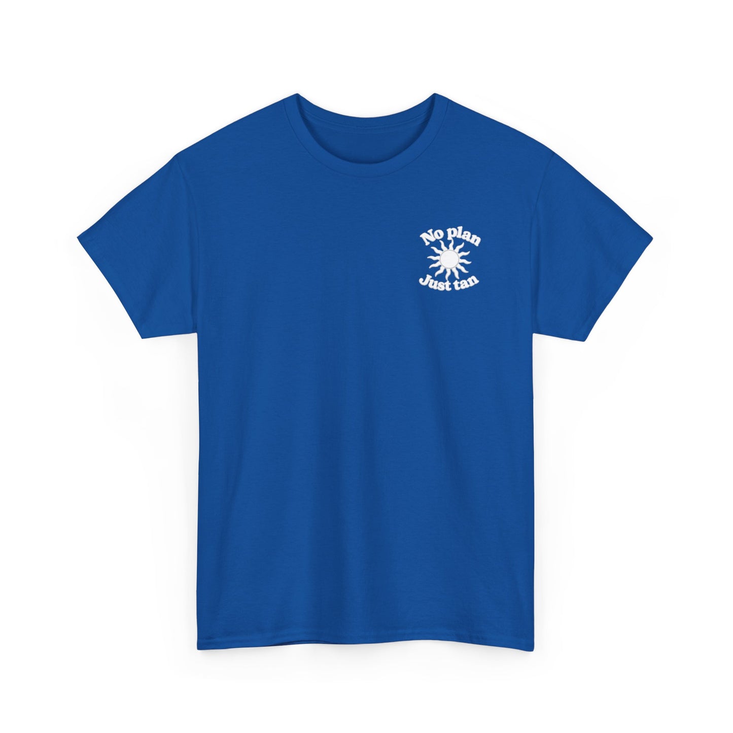 No Plan. Just Tan. | Beach & Lake Life Graphic T-Shirt