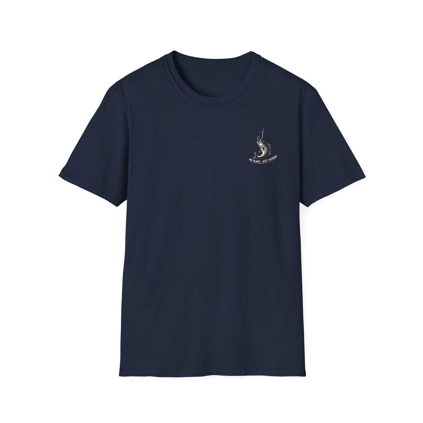 No Plans. Just Fishing. T-Shirt | Chest Logo Edition