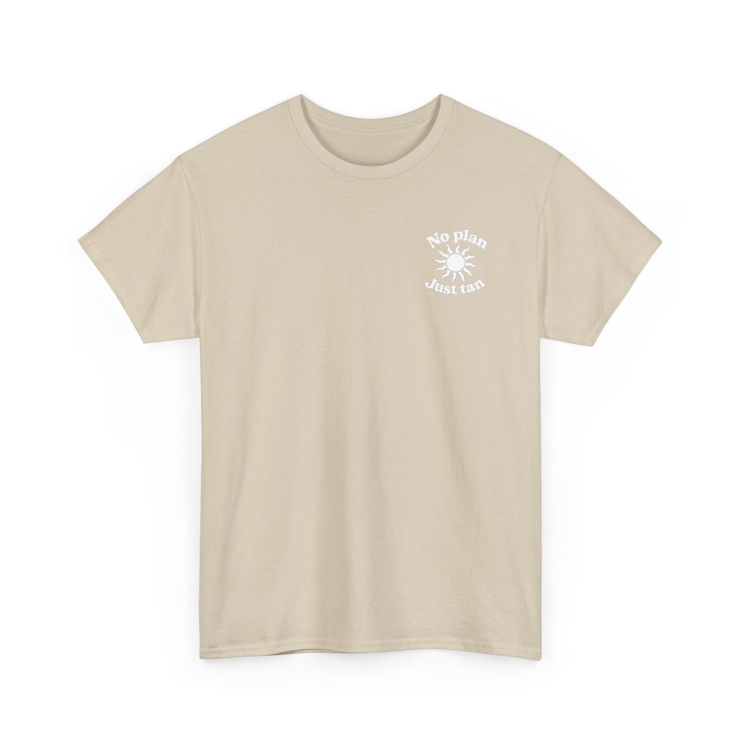 No Plan. Just Tan. | Beach & Lake Life Graphic T-Shirt