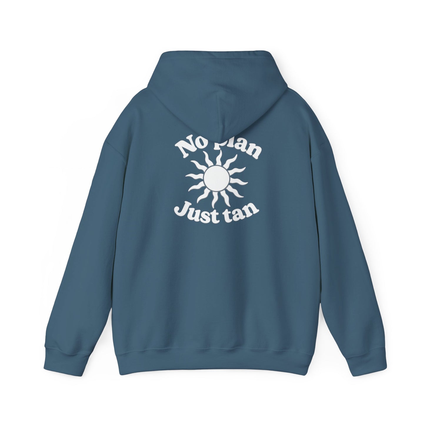 No Plans. Just Tan. Hoodie | Beach Graphic Pullover Hoodie