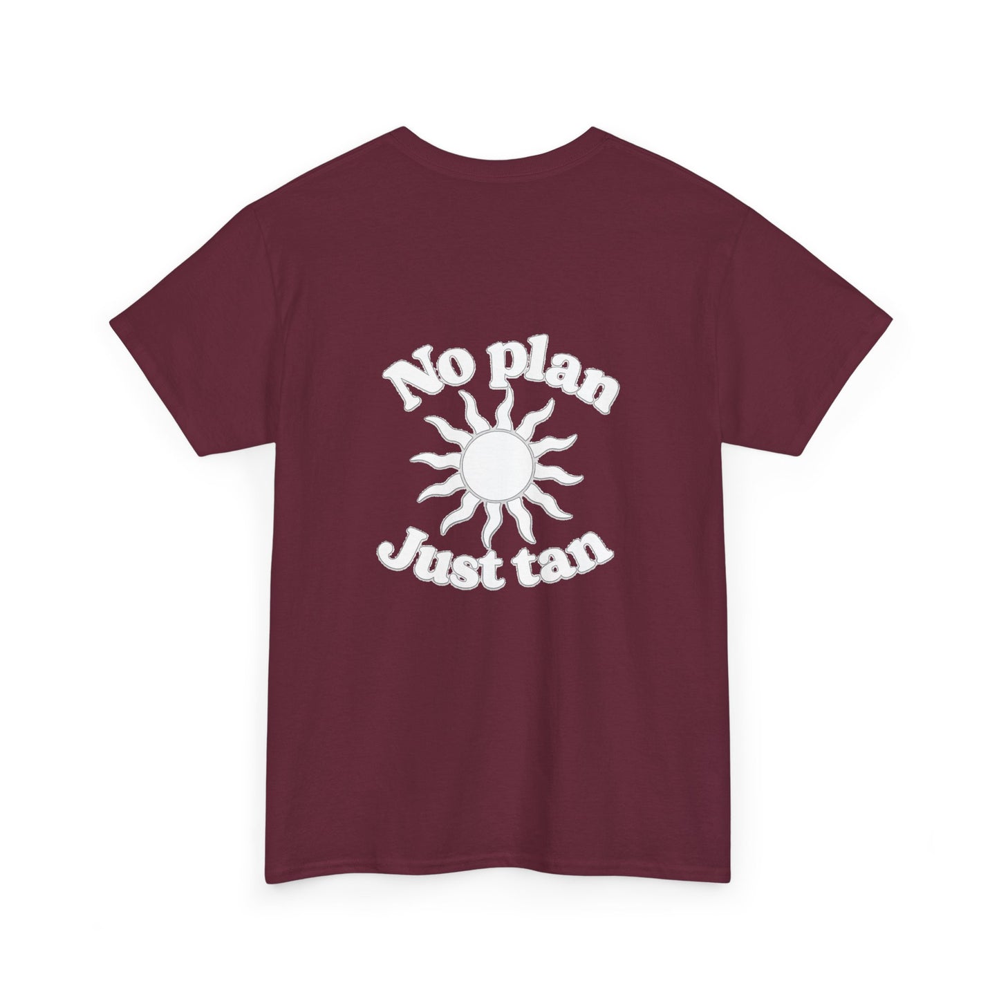No Plan. Just Tan. | Beach & Lake Life Graphic T-Shirt