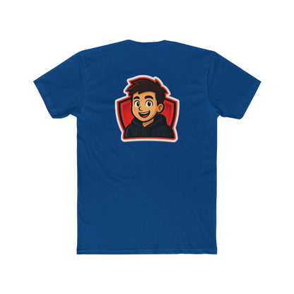 Zaxxyt Gamer Logo T-Shirt | Cartoon Avatar Back Print