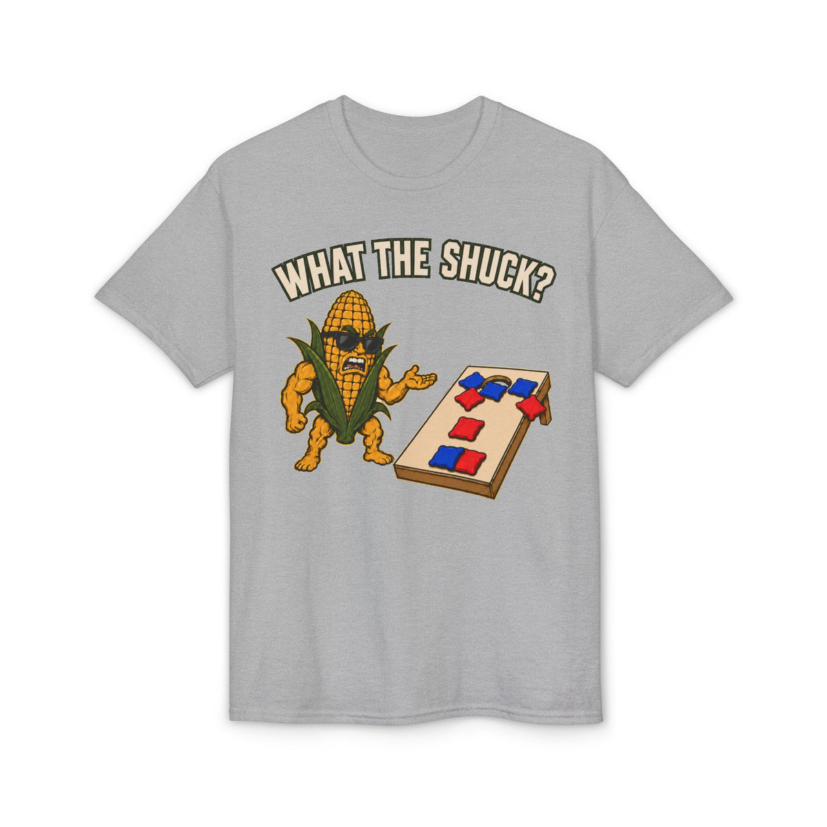 What the Shuck | Funny Cornhole T-Shirt