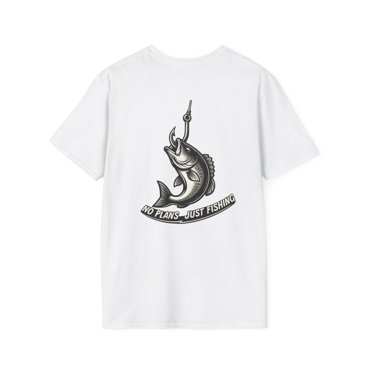 No Plans. Just Fishing. T-Shirt | Bass Fishing Graphic Tee
